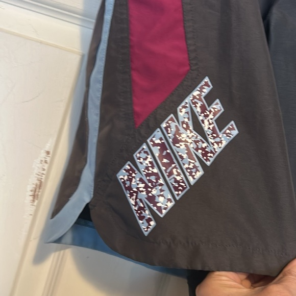 Nike Swim Trunks Size Medium Gray Blue - Picture 6 of 8